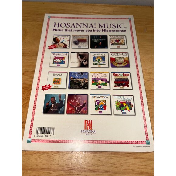 Only God For Me Songbook By Hosanna! Music 199 Piano/Vocal/Guitar Worship Songs - Picture 2 of 7